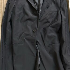 Talbots Black Textured Blazer